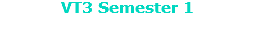 VT3 Semester 1